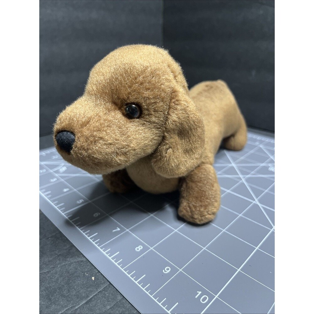 Douglas Dilly Dachshund Dog Plush 9” Brown Wiener Dog Stuffed Animal Toy